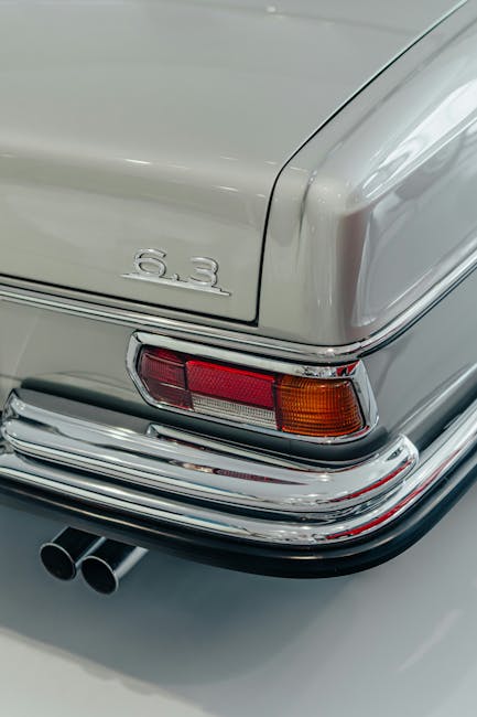 Vintage luxury vehicle detail